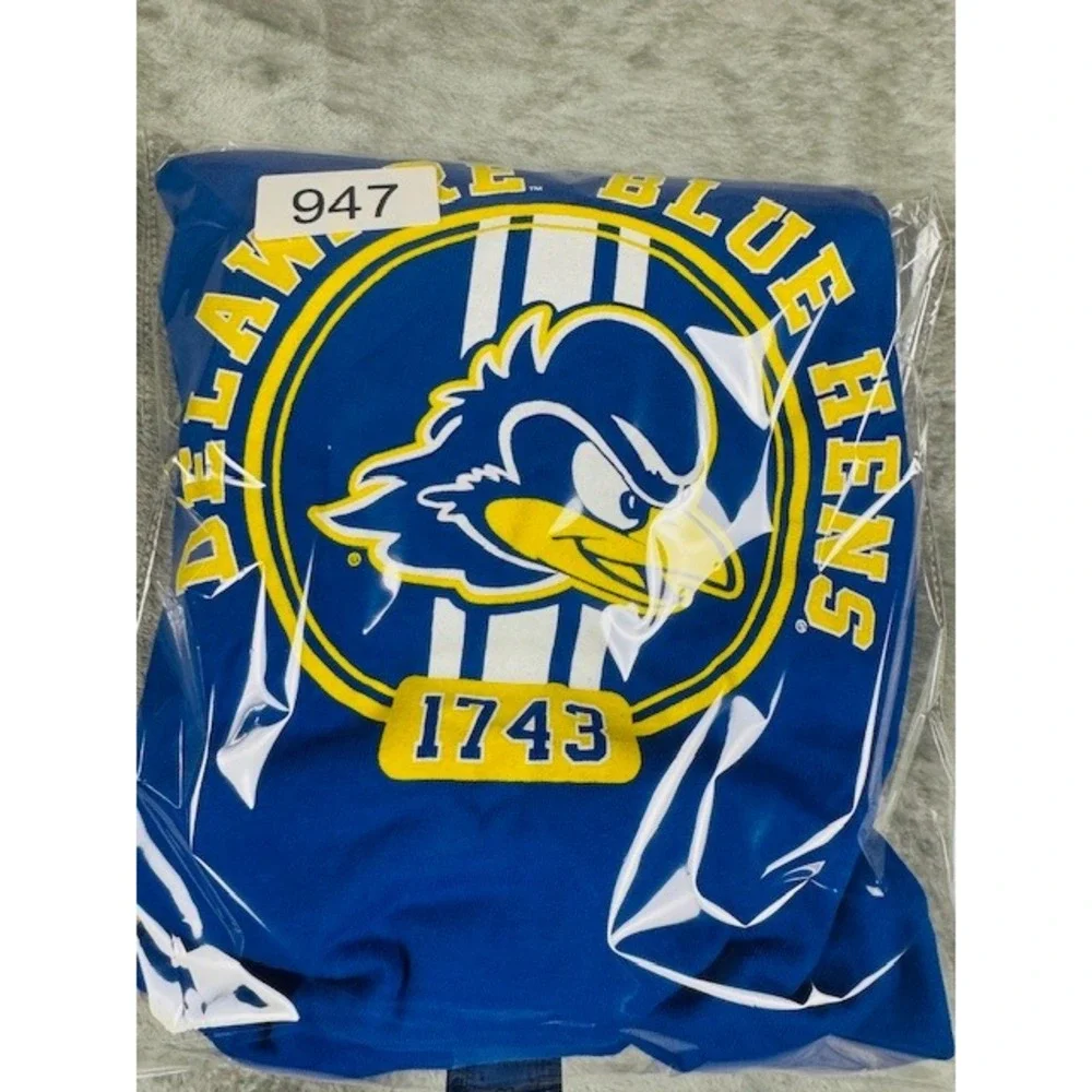 Delaware Blue Hens‎ Men's 2XL Champion T-Shirt Jersey Short Sleeve Blue Graphic - Picture 9 of 9